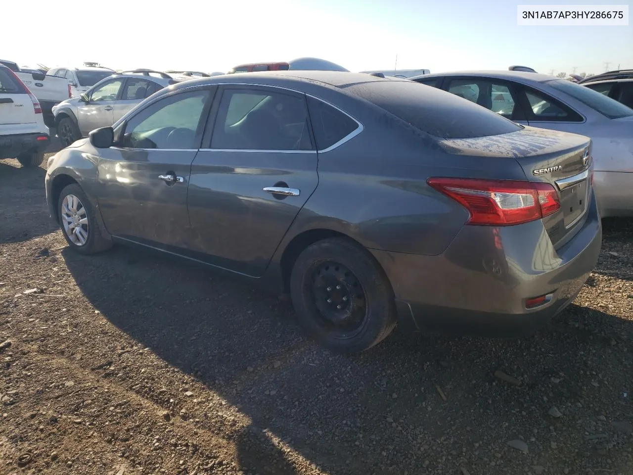 2017 Nissan Sentra S VIN: 3N1AB7AP3HY286675 Lot: 74750364