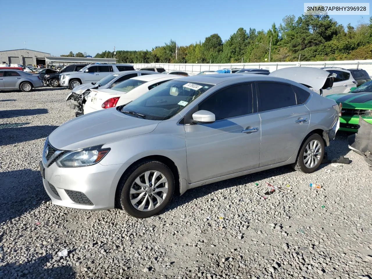 2017 Nissan Sentra S VIN: 3N1AB7AP8HY396928 Lot: 74789334