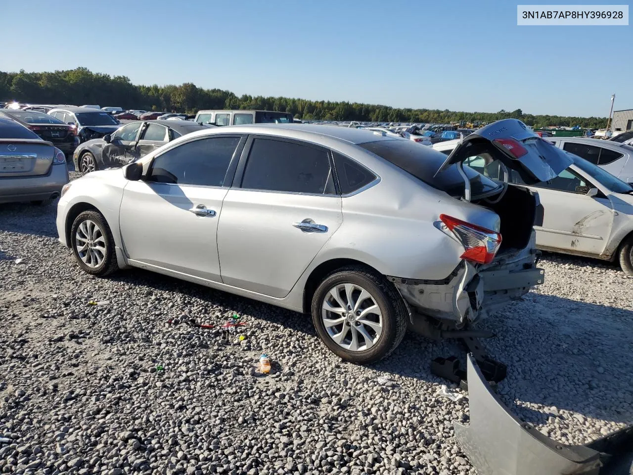 2017 Nissan Sentra S VIN: 3N1AB7AP8HY396928 Lot: 74789334