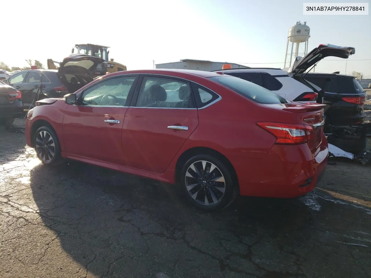 2017 Nissan Sentra S VIN: 3N1AB7AP9HY278841 Lot: 74939894