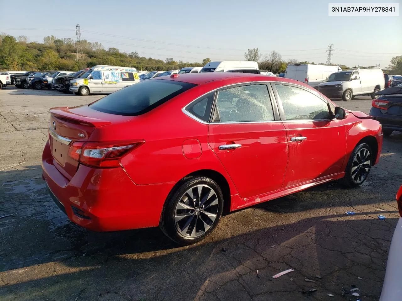 2017 Nissan Sentra S VIN: 3N1AB7AP9HY278841 Lot: 74939894