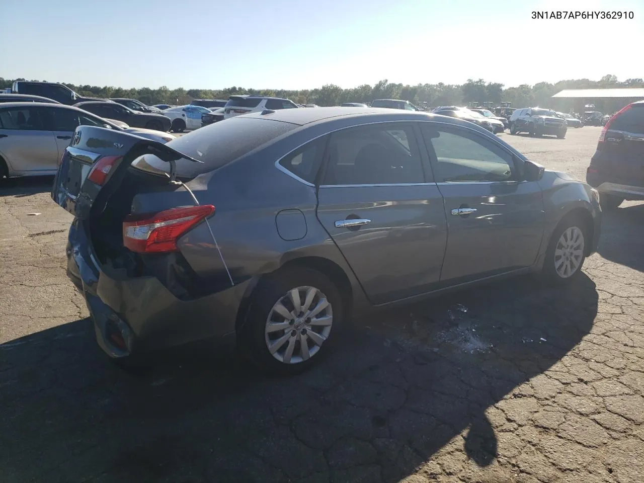 2017 Nissan Sentra S VIN: 3N1AB7AP6HY362910 Lot: 75027514