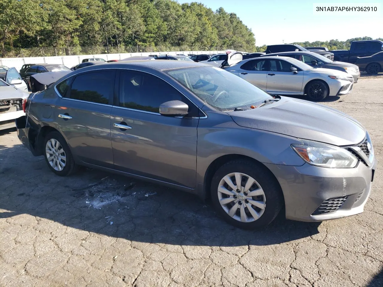 2017 Nissan Sentra S VIN: 3N1AB7AP6HY362910 Lot: 75027514