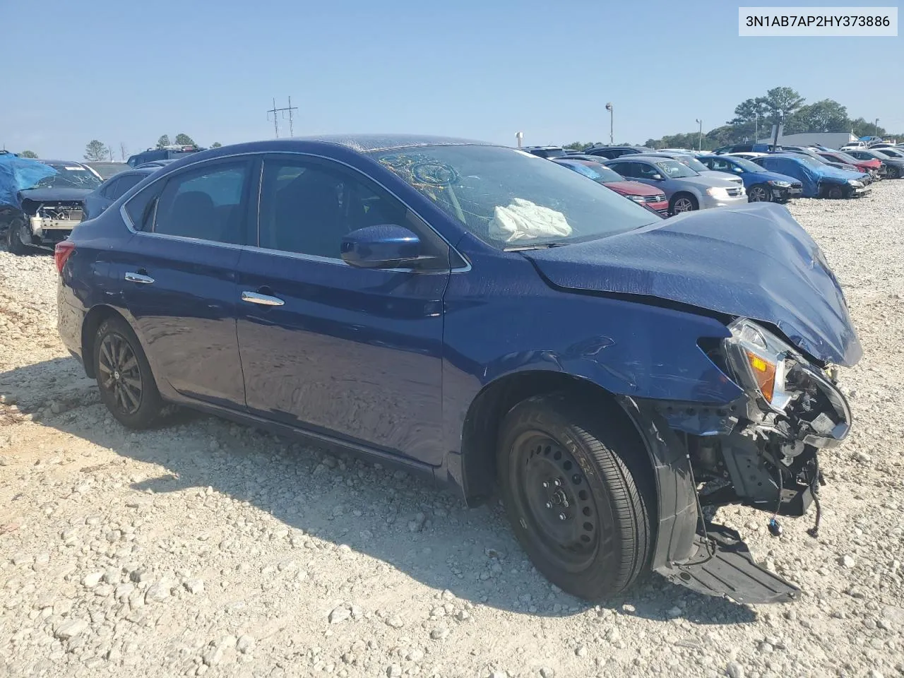 2017 Nissan Sentra S VIN: 3N1AB7AP2HY373886 Lot: 75194244