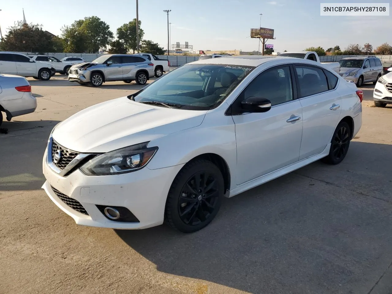 2017 Nissan Sentra Sr Turbo VIN: 3N1CB7AP5HY287108 Lot: 75239204