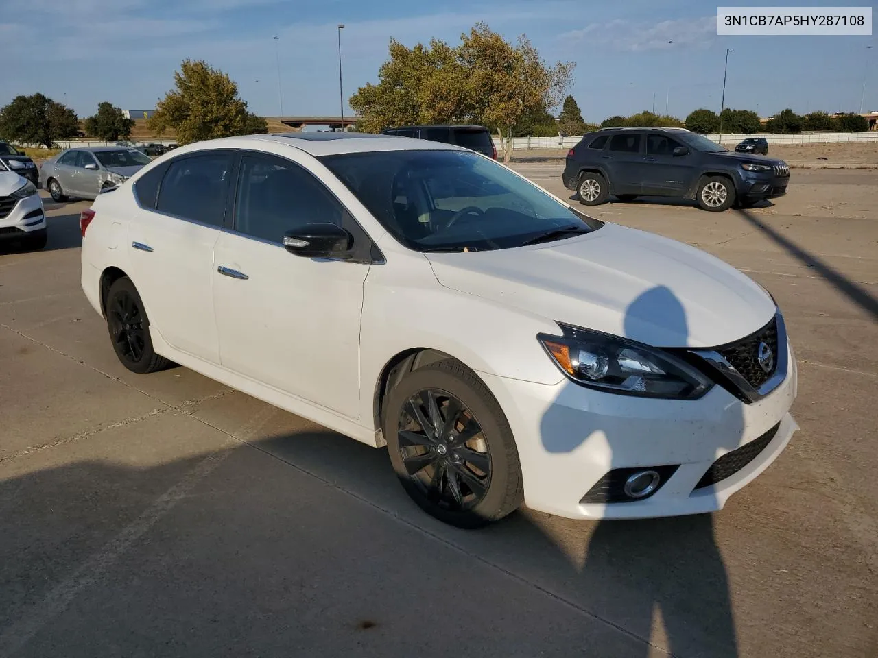 2017 Nissan Sentra Sr Turbo VIN: 3N1CB7AP5HY287108 Lot: 75239204