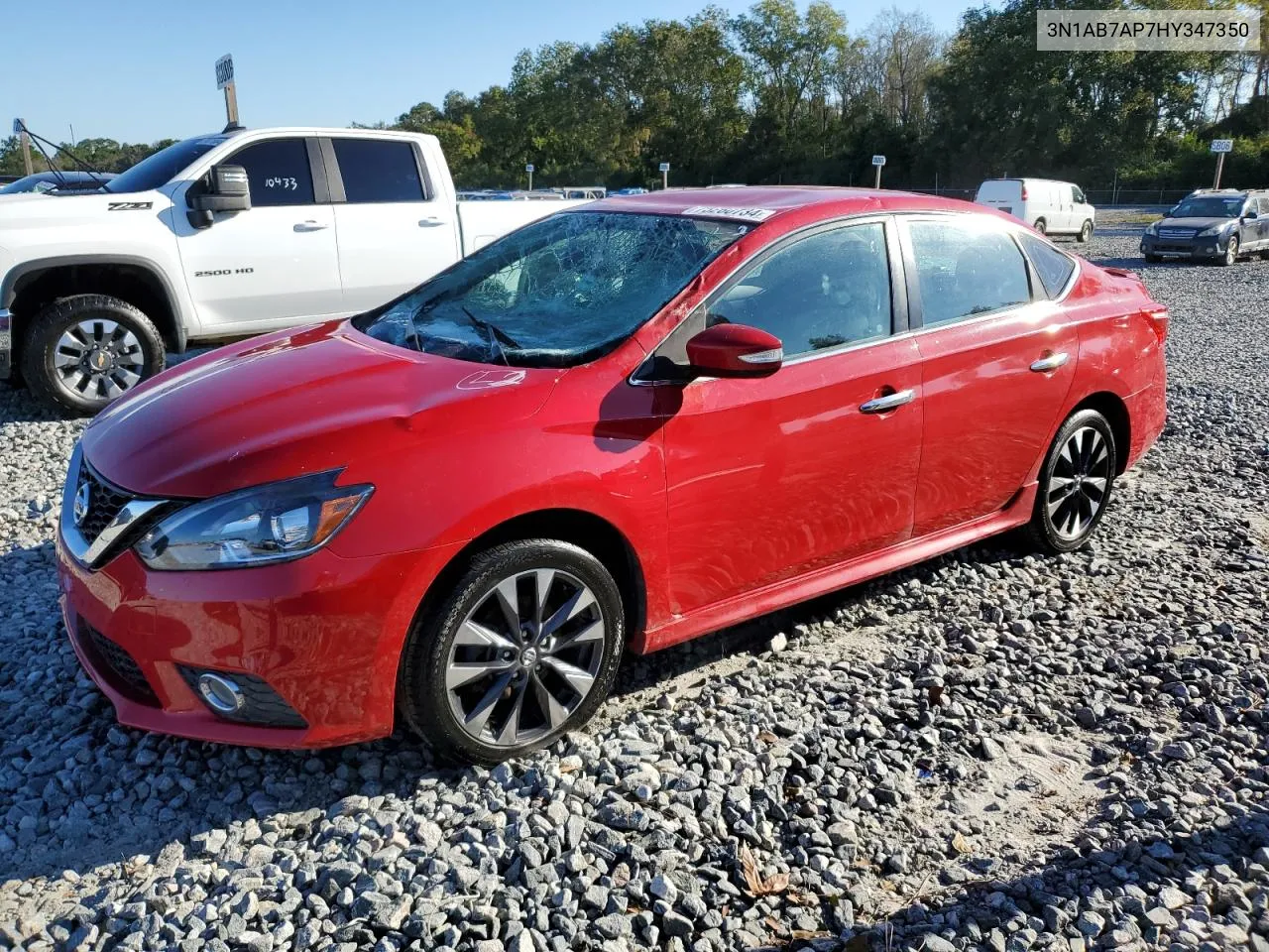 2017 Nissan Sentra S VIN: 3N1AB7AP7HY347350 Lot: 75260734