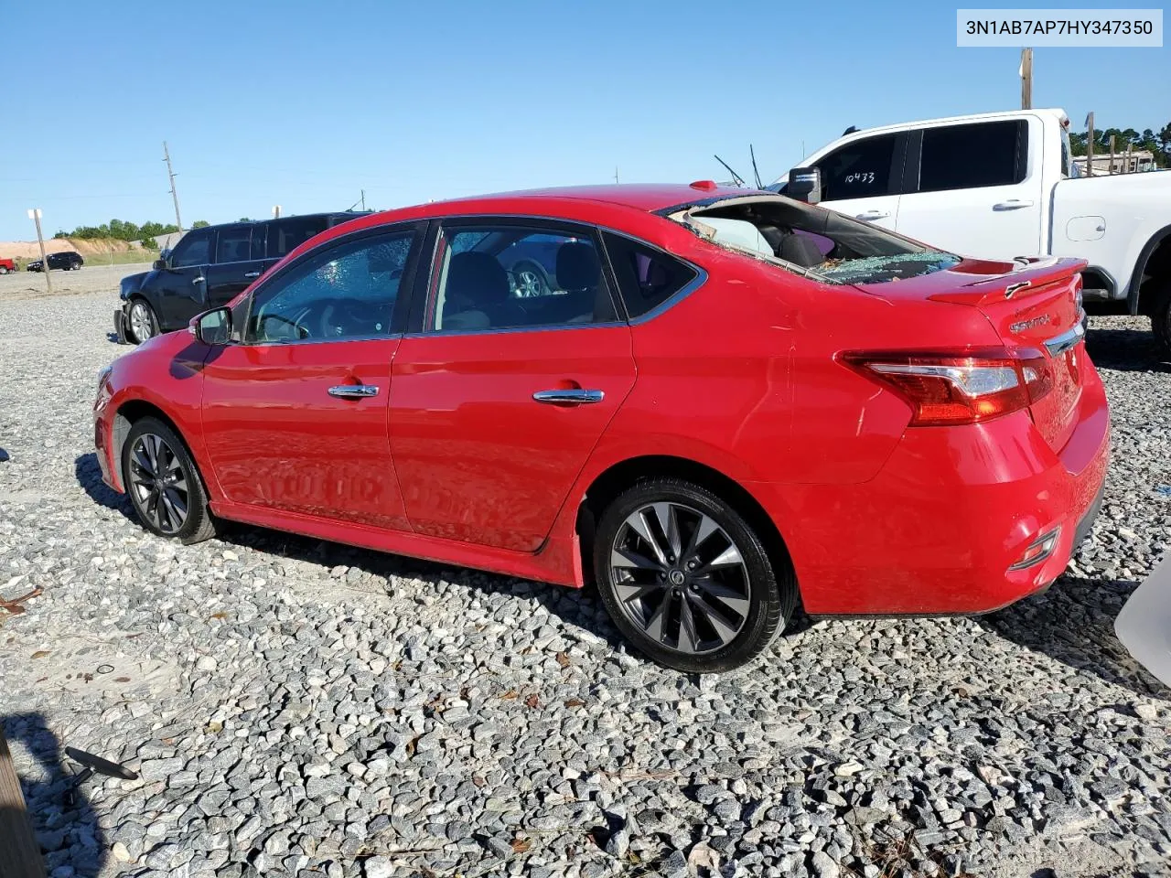 2017 Nissan Sentra S VIN: 3N1AB7AP7HY347350 Lot: 75260734