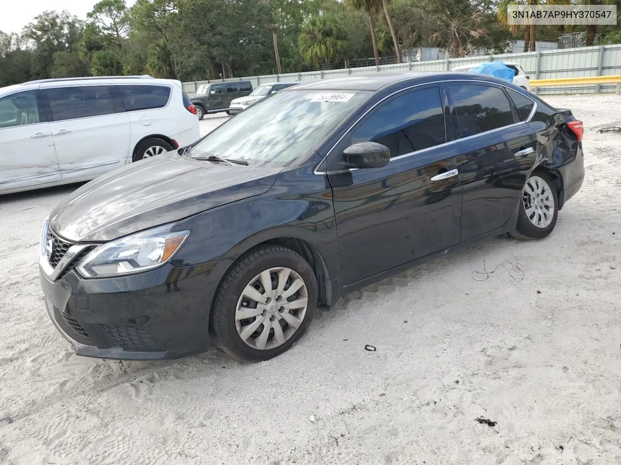 2017 Nissan Sentra S VIN: 3N1AB7AP9HY370547 Lot: 75326964