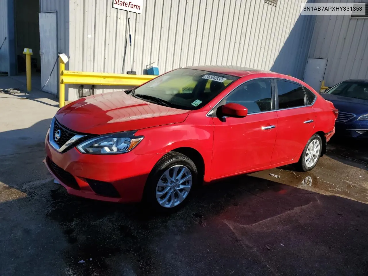 2017 Nissan Sentra S VIN: 3N1AB7APXHY331353 Lot: 75528574