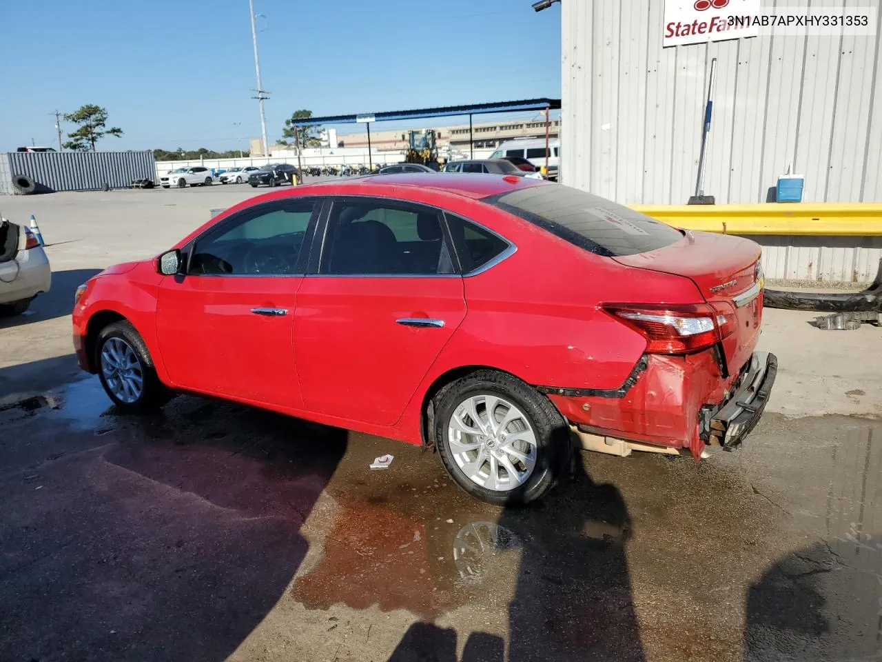 2017 Nissan Sentra S VIN: 3N1AB7APXHY331353 Lot: 75528574