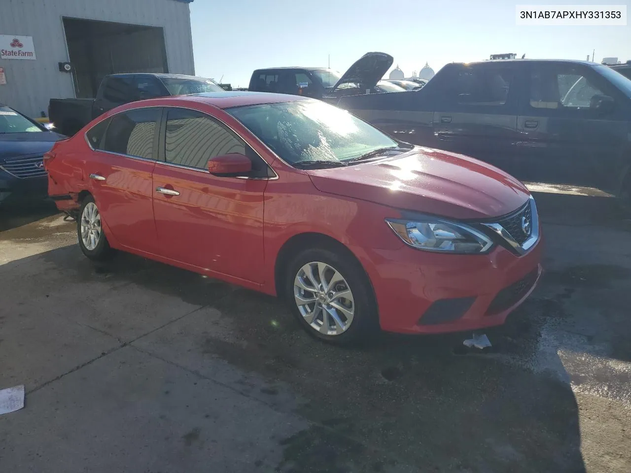 2017 Nissan Sentra S VIN: 3N1AB7APXHY331353 Lot: 75528574