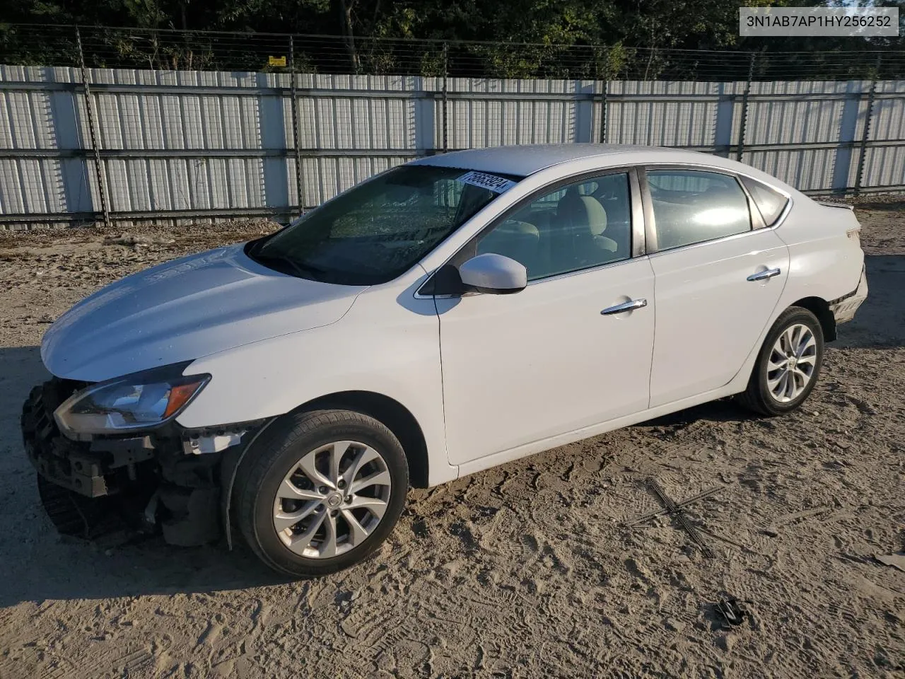 2017 Nissan Sentra S VIN: 3N1AB7AP1HY256252 Lot: 75663924