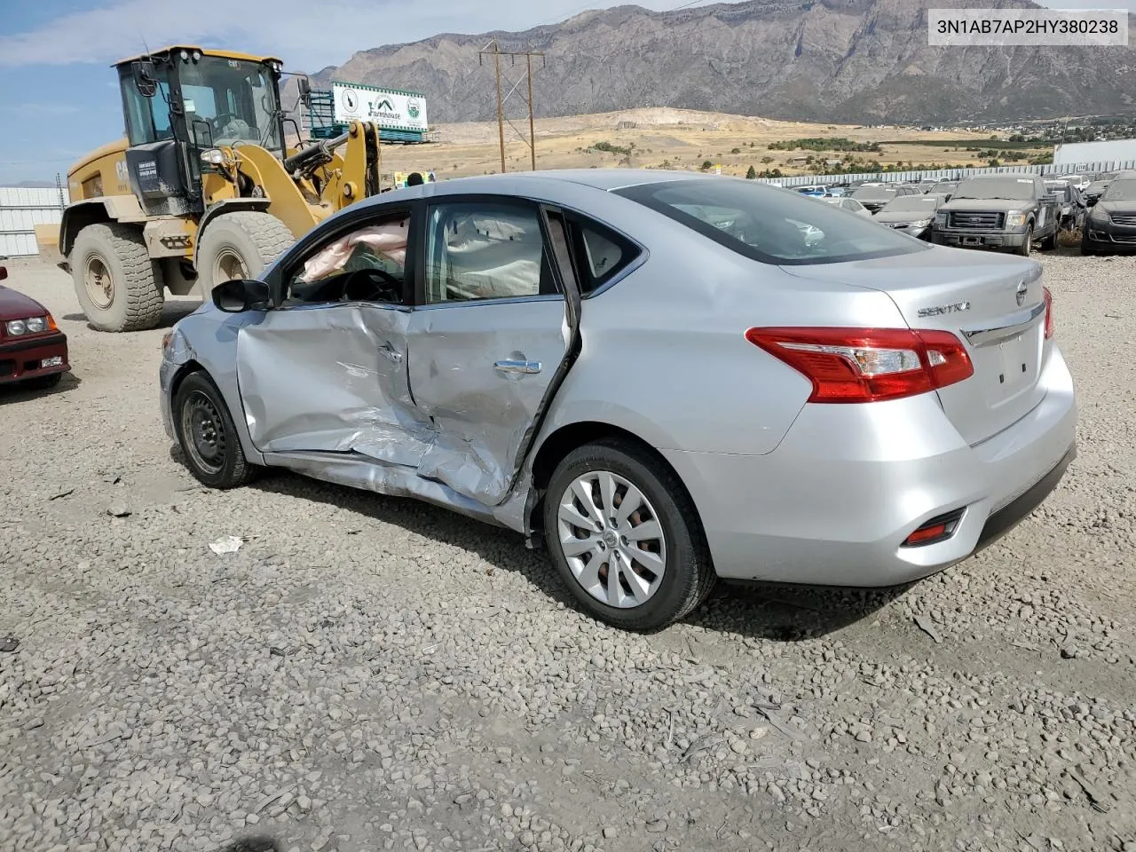 2017 Nissan Sentra S VIN: 3N1AB7AP2HY380238 Lot: 75718354