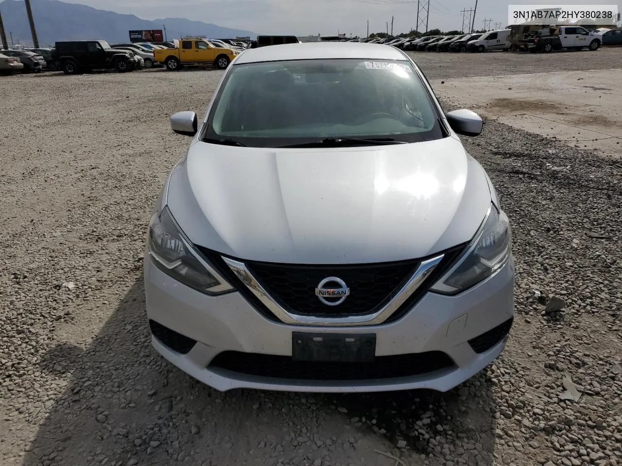 2017 Nissan Sentra S VIN: 3N1AB7AP2HY380238 Lot: 75718354