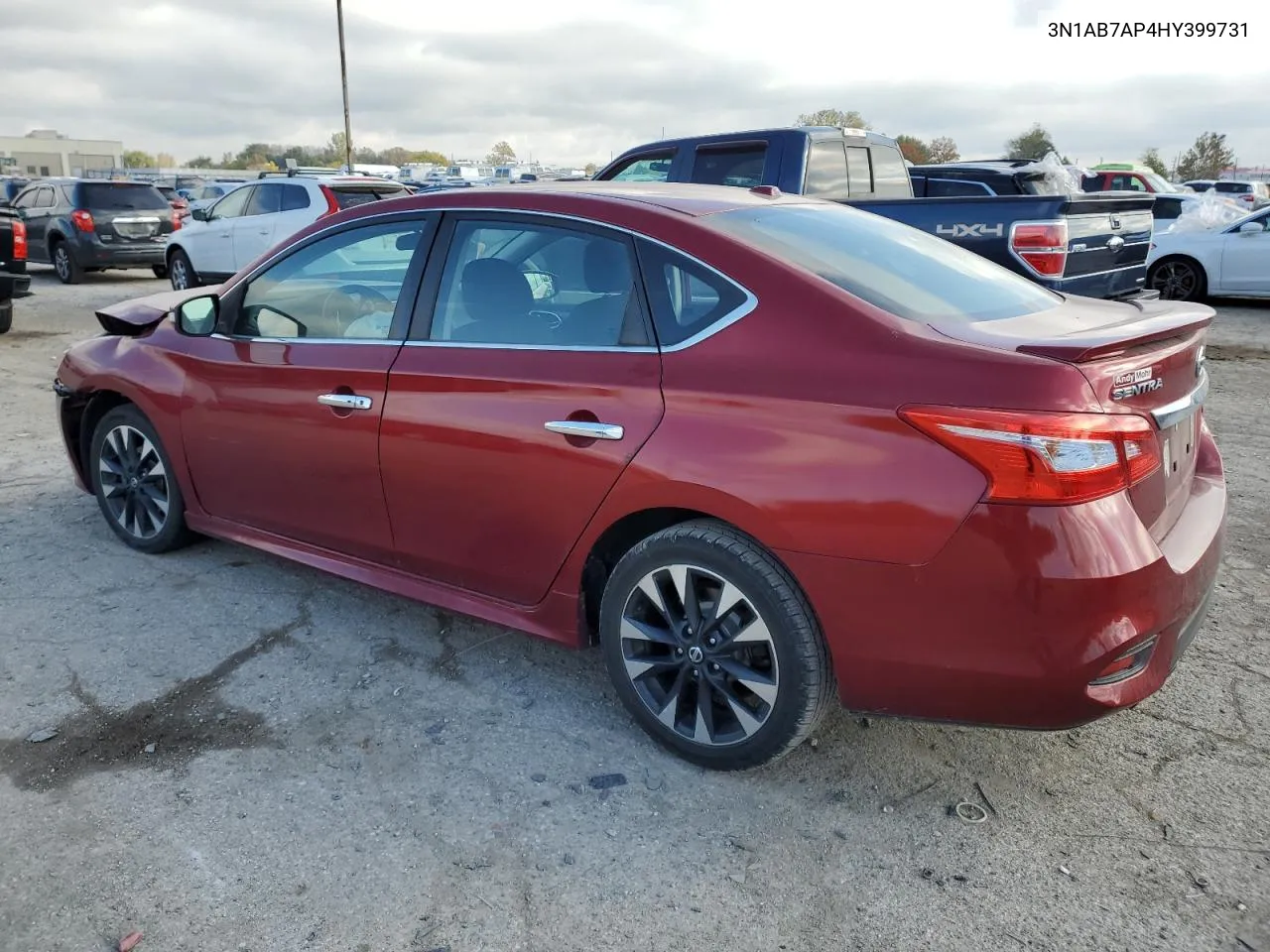 2017 Nissan Sentra S VIN: 3N1AB7AP4HY399731 Lot: 75831534