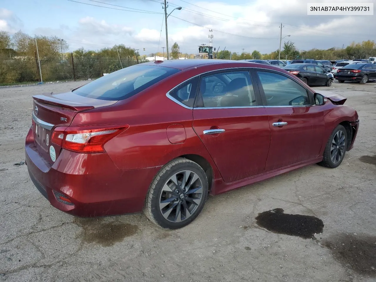 2017 Nissan Sentra S VIN: 3N1AB7AP4HY399731 Lot: 75831534