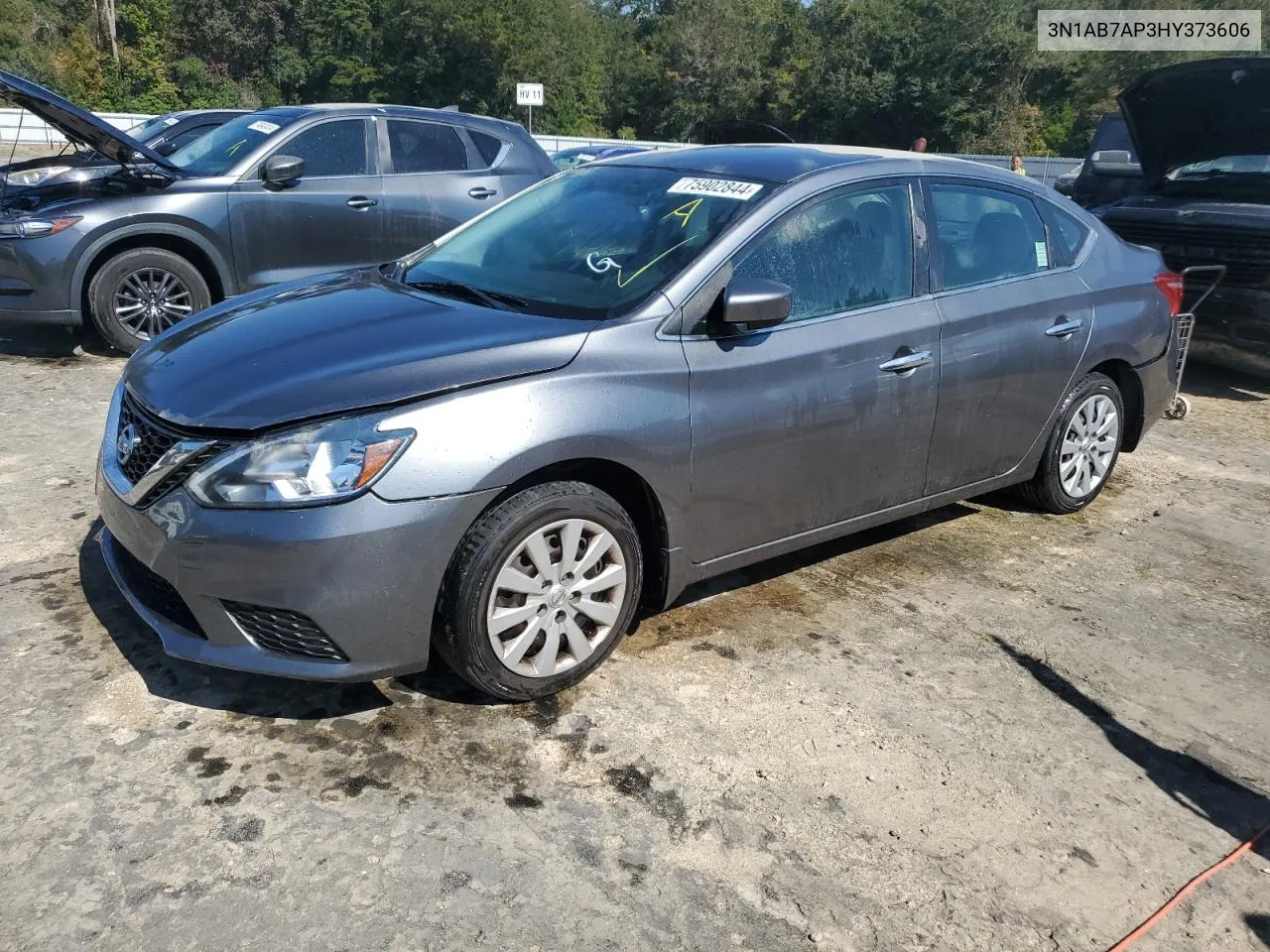 2017 Nissan Sentra S VIN: 3N1AB7AP3HY373606 Lot: 75902844