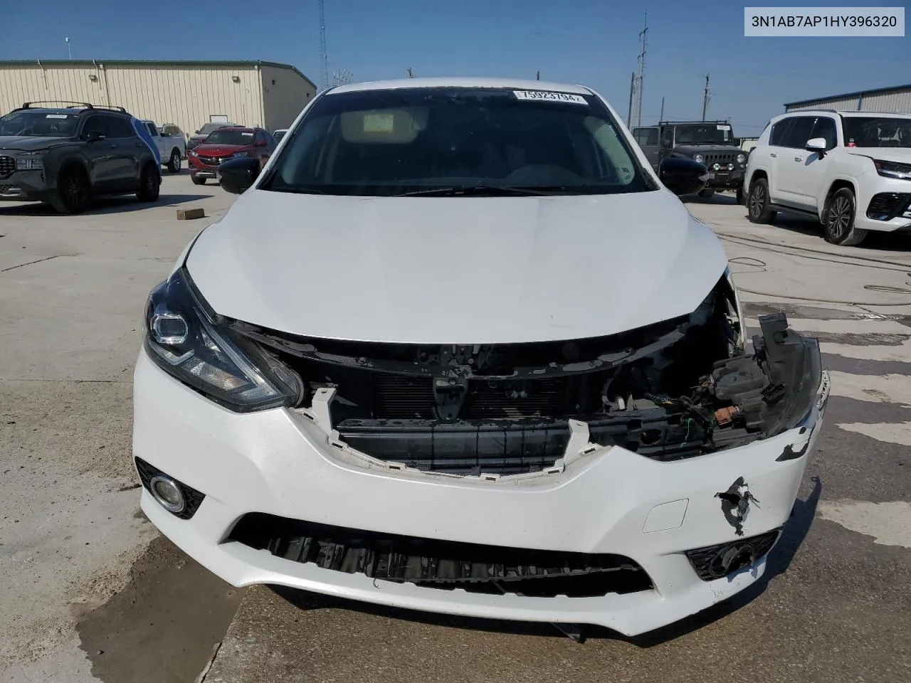 2017 Nissan Sentra S VIN: 3N1AB7AP1HY396320 Lot: 75923794