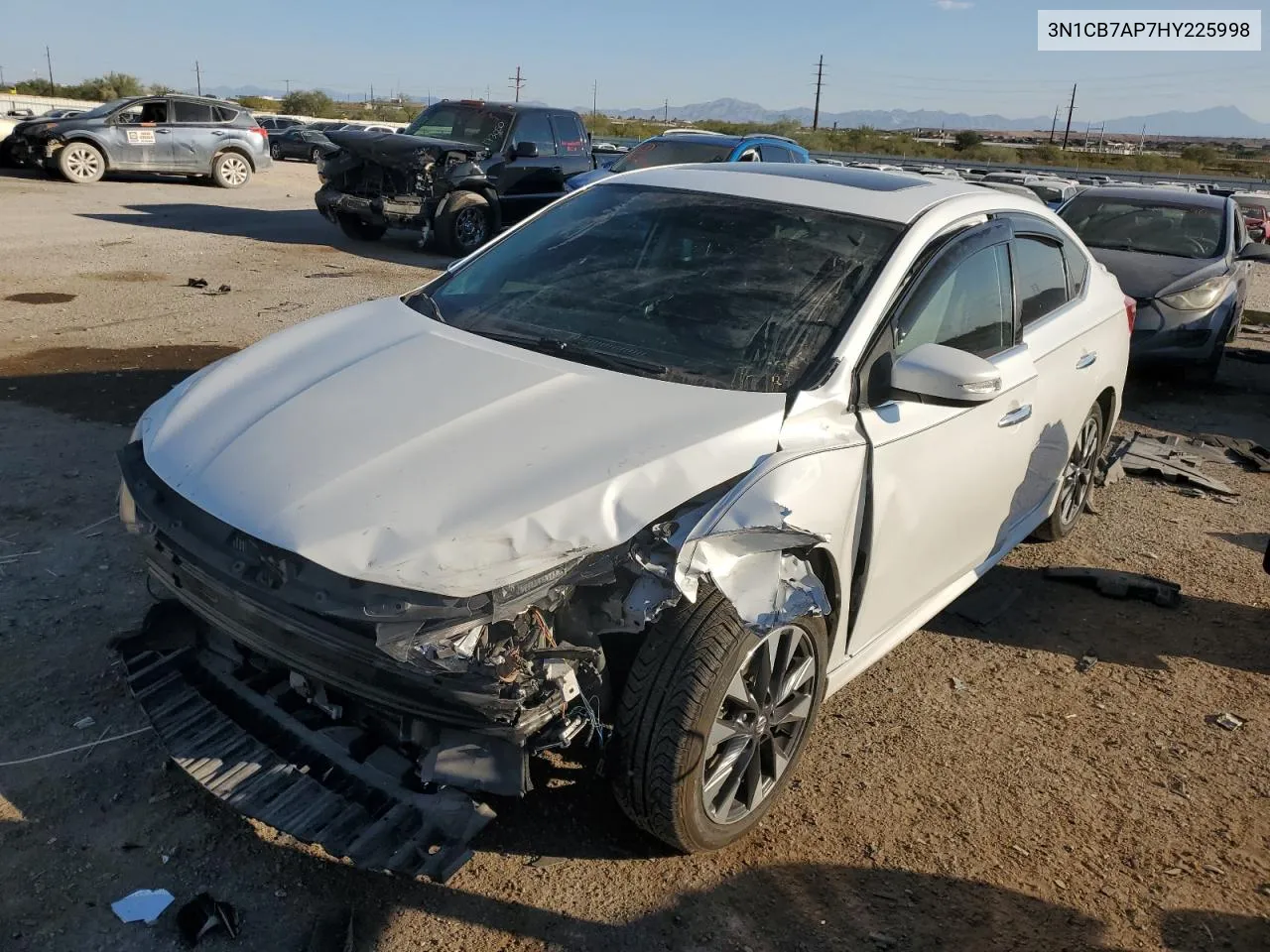 2017 Nissan Sentra Sr Turbo VIN: 3N1CB7AP7HY225998 Lot: 75928154