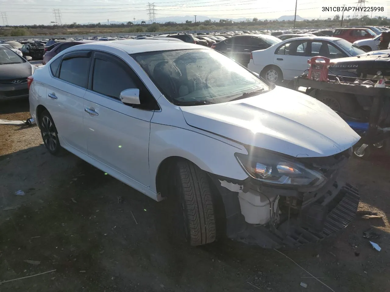 2017 Nissan Sentra Sr Turbo VIN: 3N1CB7AP7HY225998 Lot: 75928154