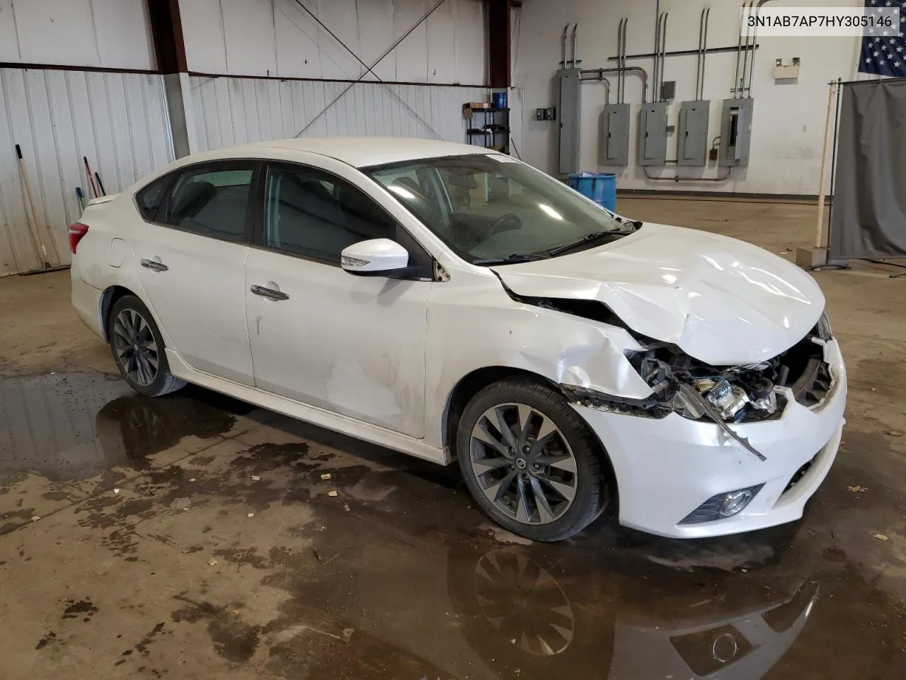 2017 Nissan Sentra S VIN: 3N1AB7AP7HY305146 Lot: 76136944