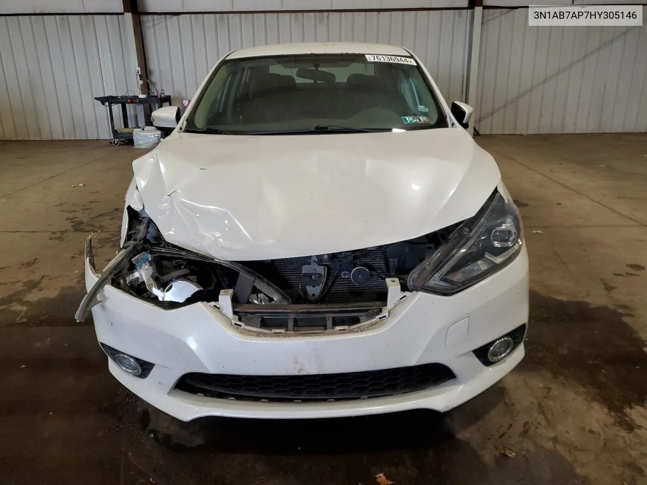 2017 Nissan Sentra S VIN: 3N1AB7AP7HY305146 Lot: 76136944