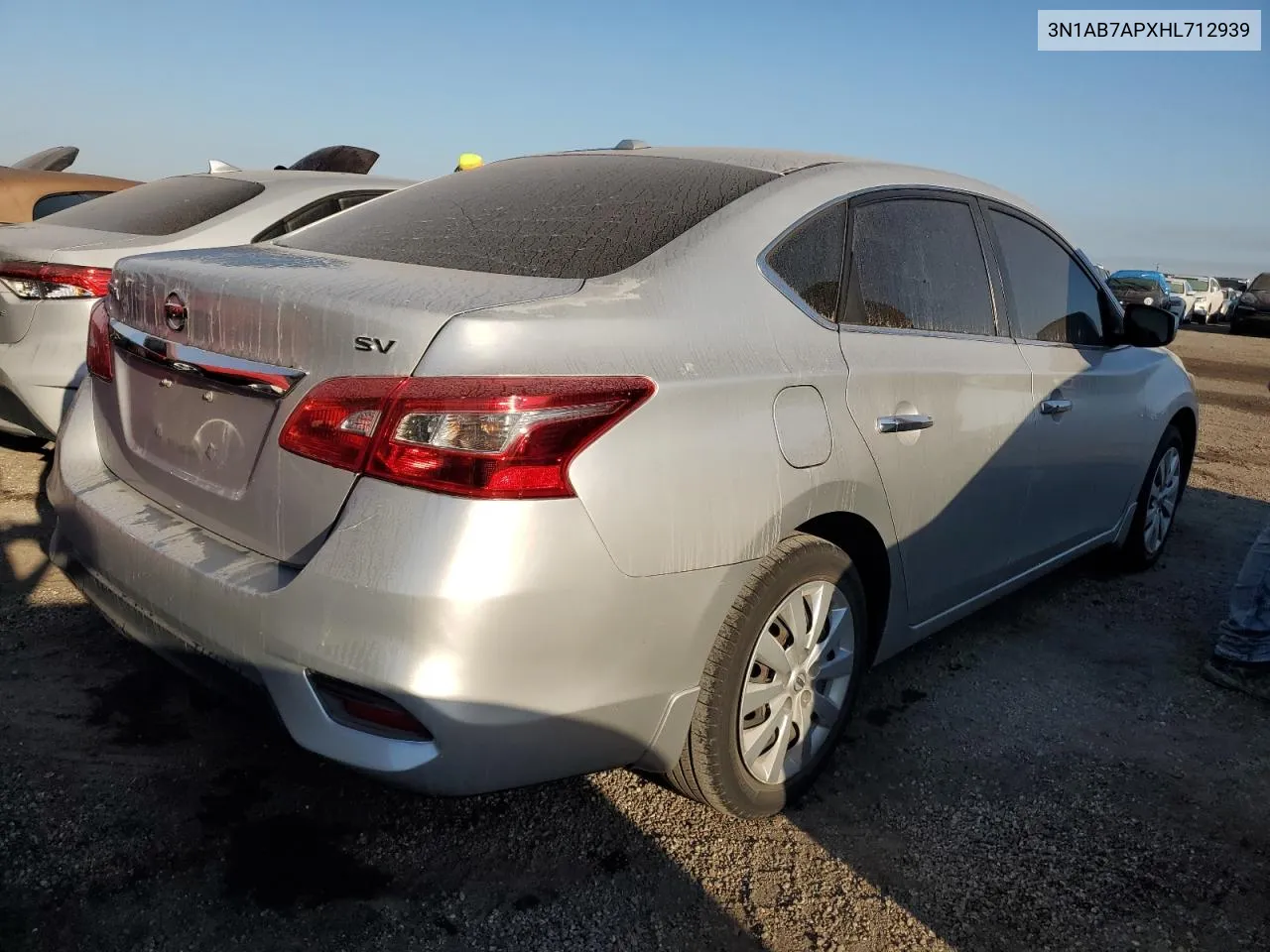 2017 Nissan Sentra S VIN: 3N1AB7APXHL712939 Lot: 76192664