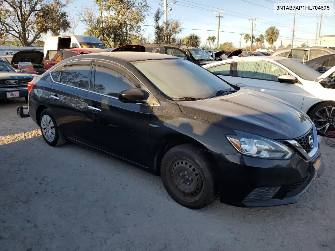 2017 Nissan Sentra S VIN: 3N1AB7AP1HL704695 Lot: 76280554