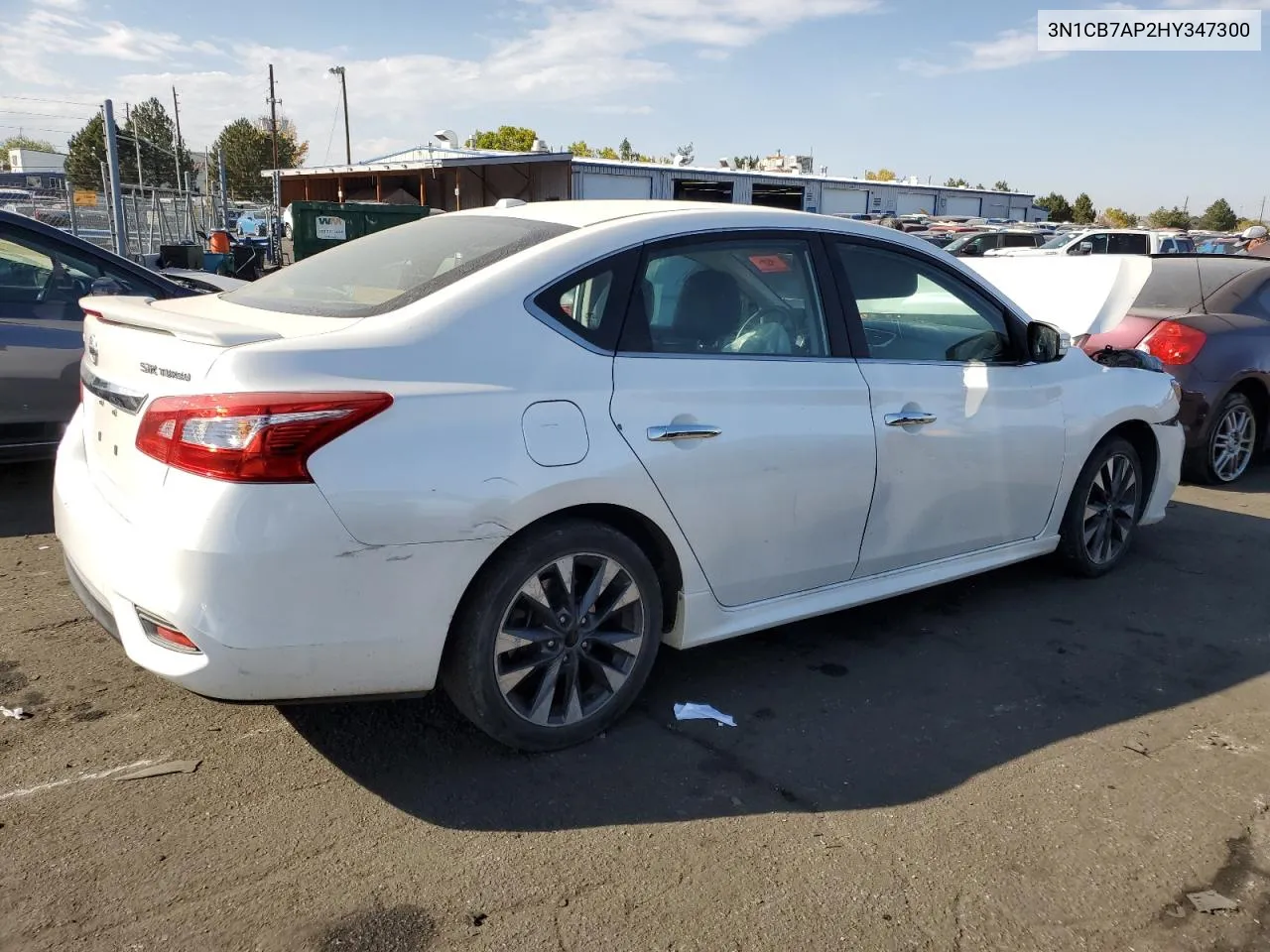 2017 Nissan Sentra Sr Turbo VIN: 3N1CB7AP2HY347300 Lot: 76494544