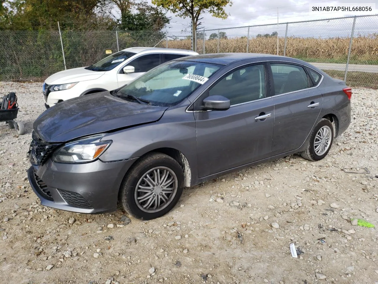 2017 Nissan Sentra S VIN: 3N1AB7AP5HL668056 Lot: 76569844