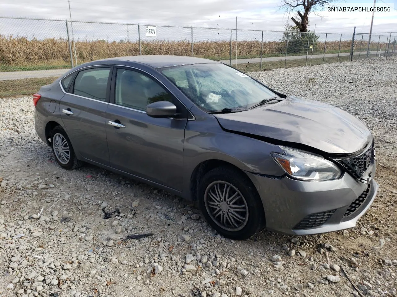 2017 Nissan Sentra S VIN: 3N1AB7AP5HL668056 Lot: 76569844