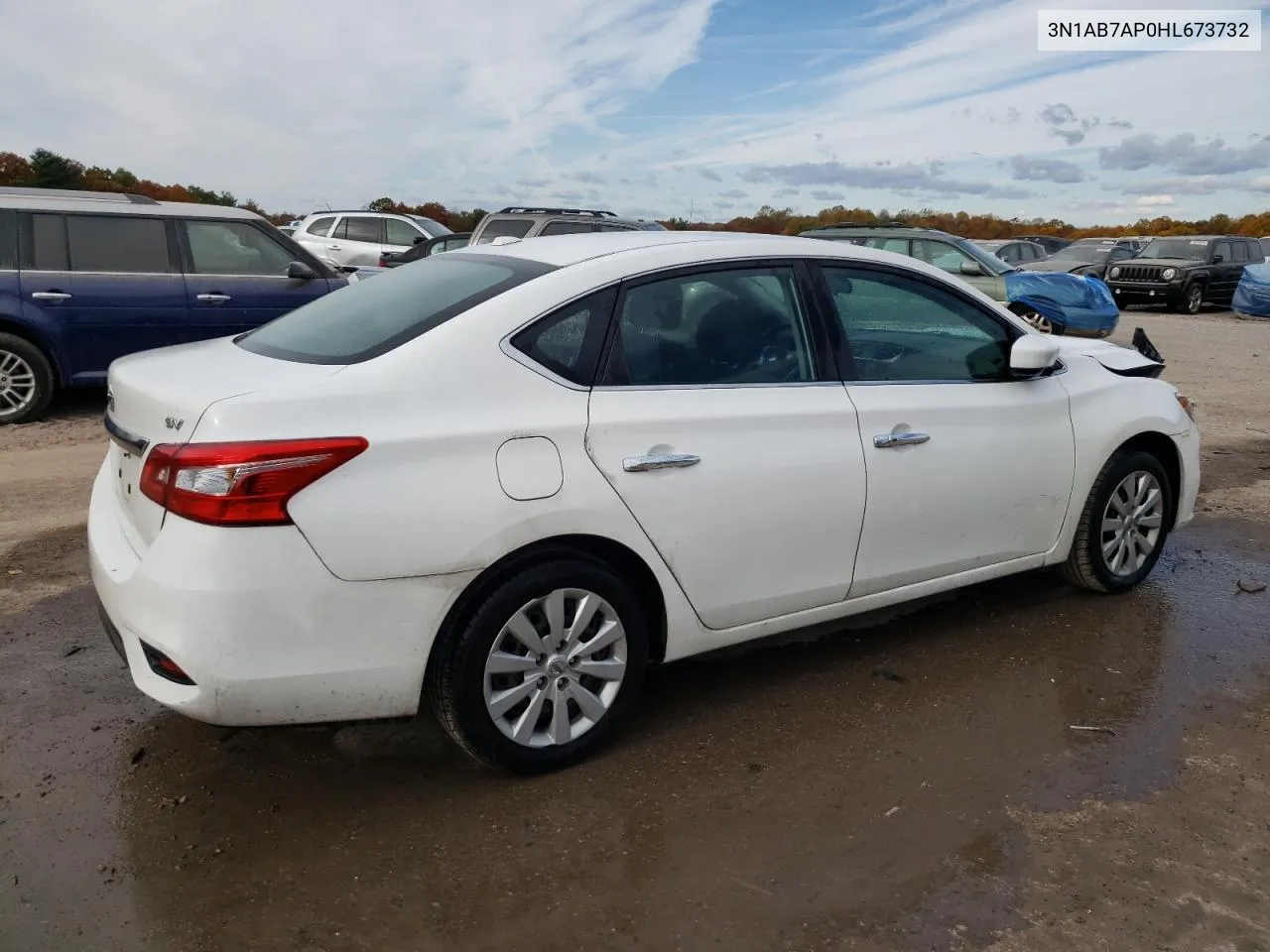 2017 Nissan Sentra S VIN: 3N1AB7AP0HL673732 Lot: 76759014