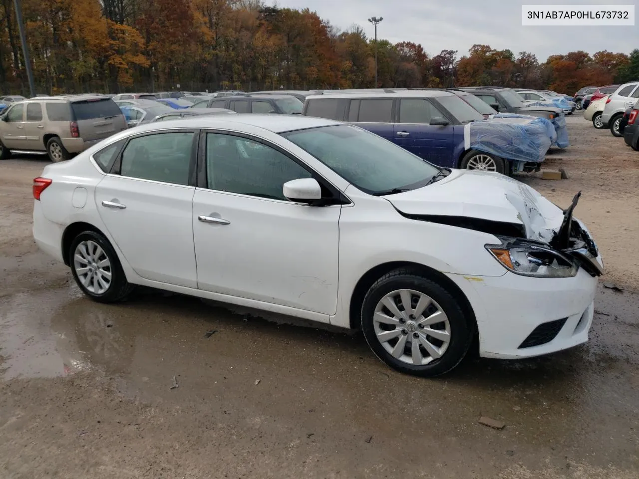 2017 Nissan Sentra S VIN: 3N1AB7AP0HL673732 Lot: 76759014