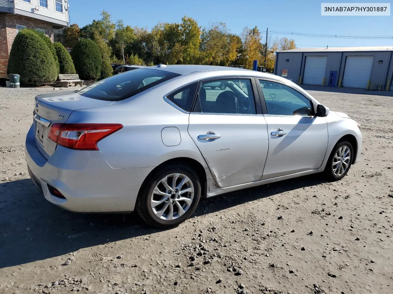 2017 Nissan Sentra S VIN: 3N1AB7AP7HY301887 Lot: 76794504