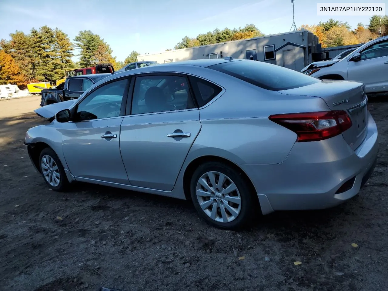 2017 Nissan Sentra S VIN: 3N1AB7AP1HY222120 Lot: 76799214