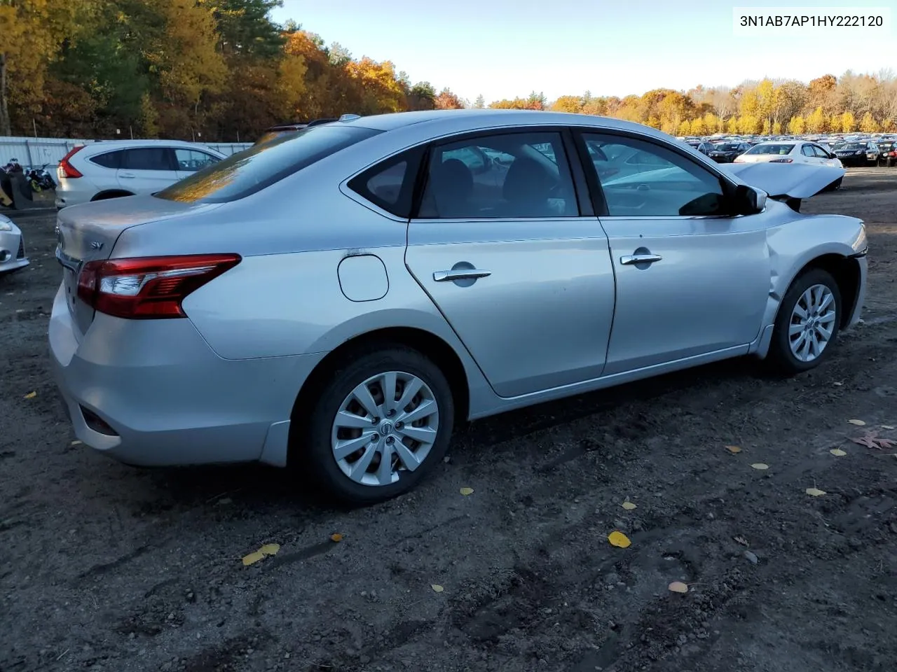 2017 Nissan Sentra S VIN: 3N1AB7AP1HY222120 Lot: 76799214