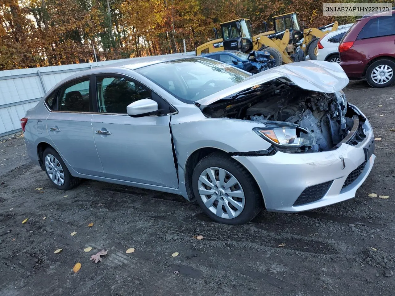 2017 Nissan Sentra S VIN: 3N1AB7AP1HY222120 Lot: 76799214