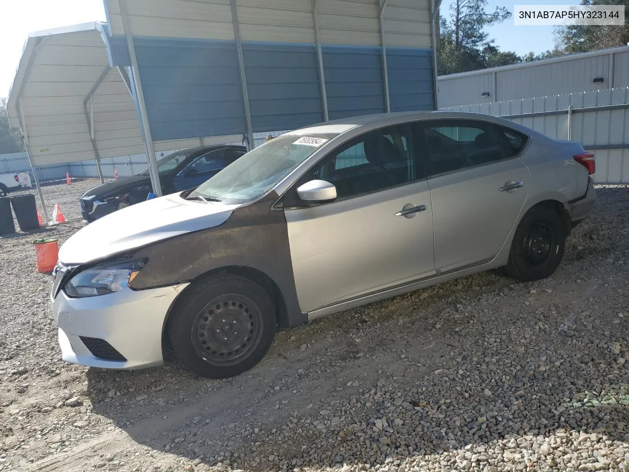 2017 Nissan Sentra S VIN: 3N1AB7AP5HY323144 Lot: 76950954