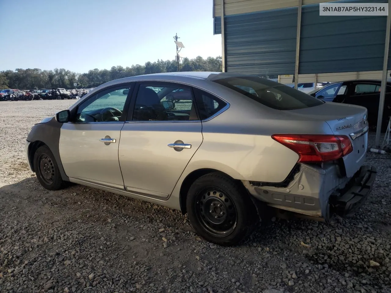 2017 Nissan Sentra S VIN: 3N1AB7AP5HY323144 Lot: 76950954