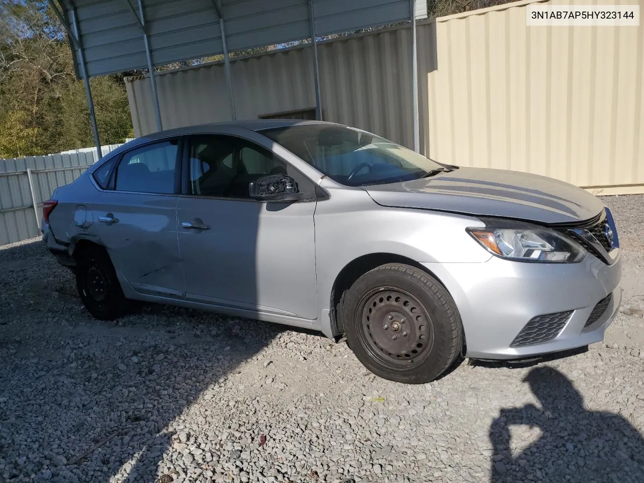 2017 Nissan Sentra S VIN: 3N1AB7AP5HY323144 Lot: 76950954