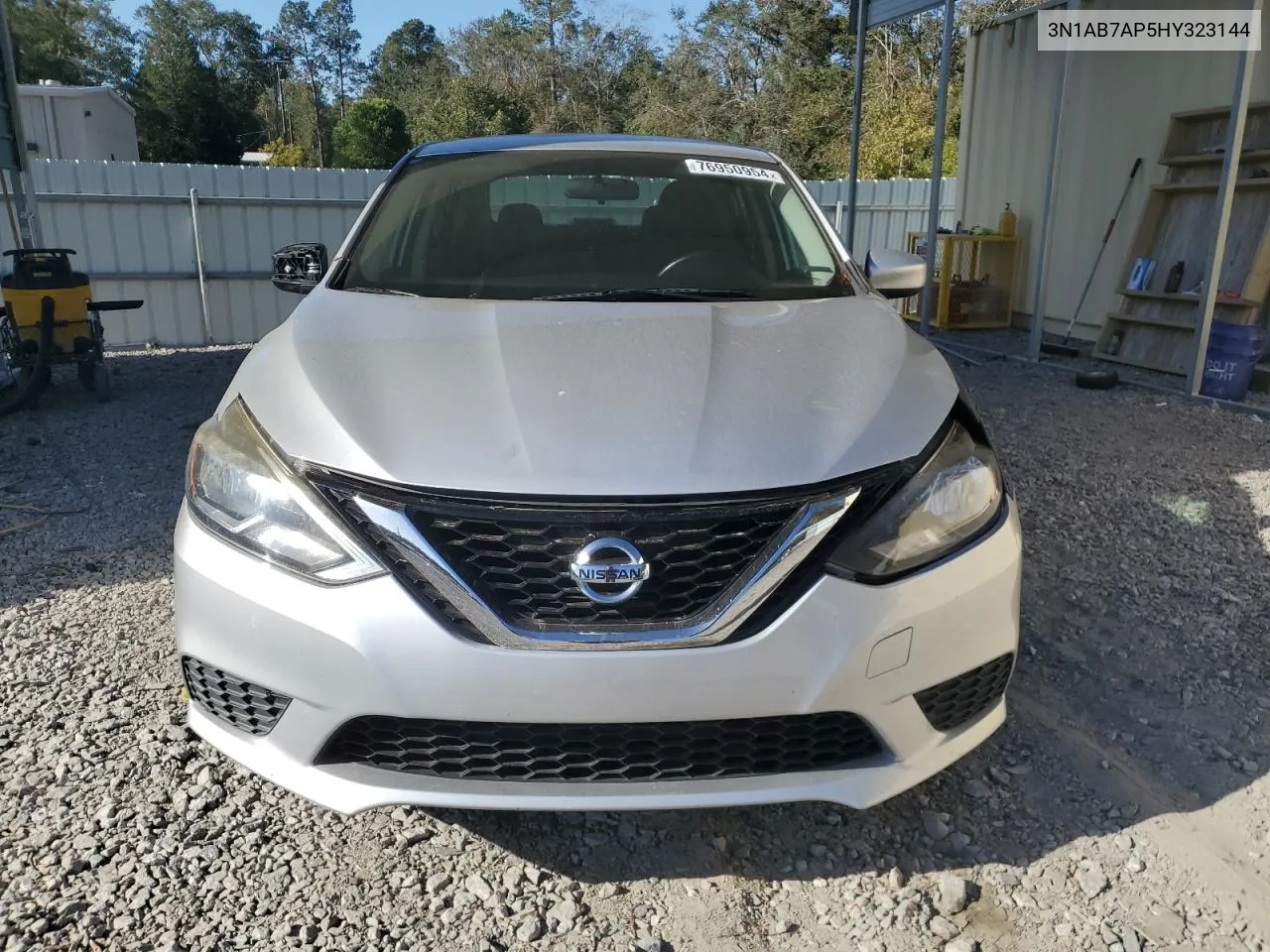 2017 Nissan Sentra S VIN: 3N1AB7AP5HY323144 Lot: 76950954