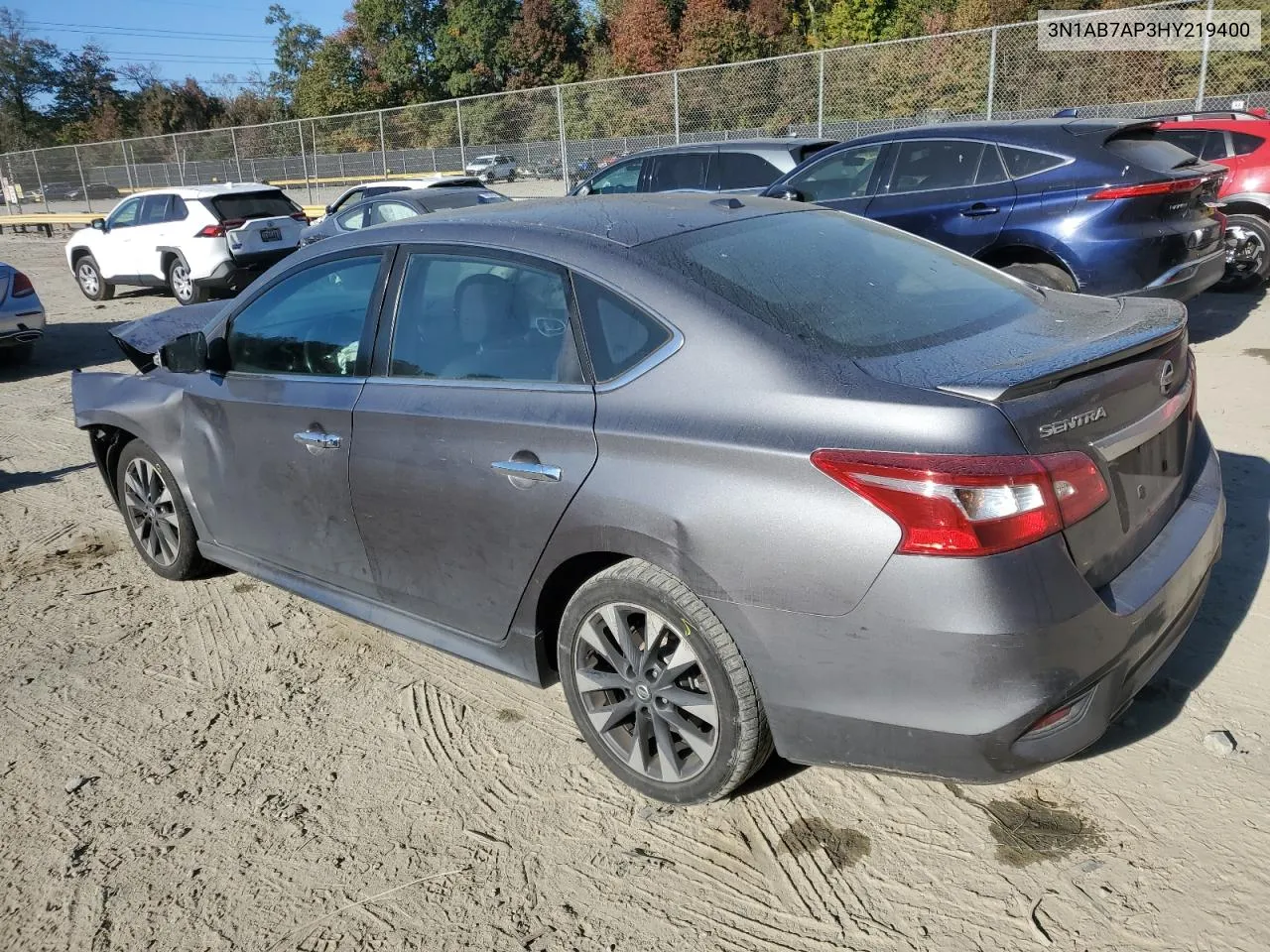 2017 Nissan Sentra S VIN: 3N1AB7AP3HY219400 Lot: 77141424