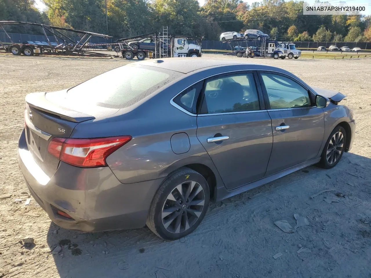 2017 Nissan Sentra S VIN: 3N1AB7AP3HY219400 Lot: 77141424