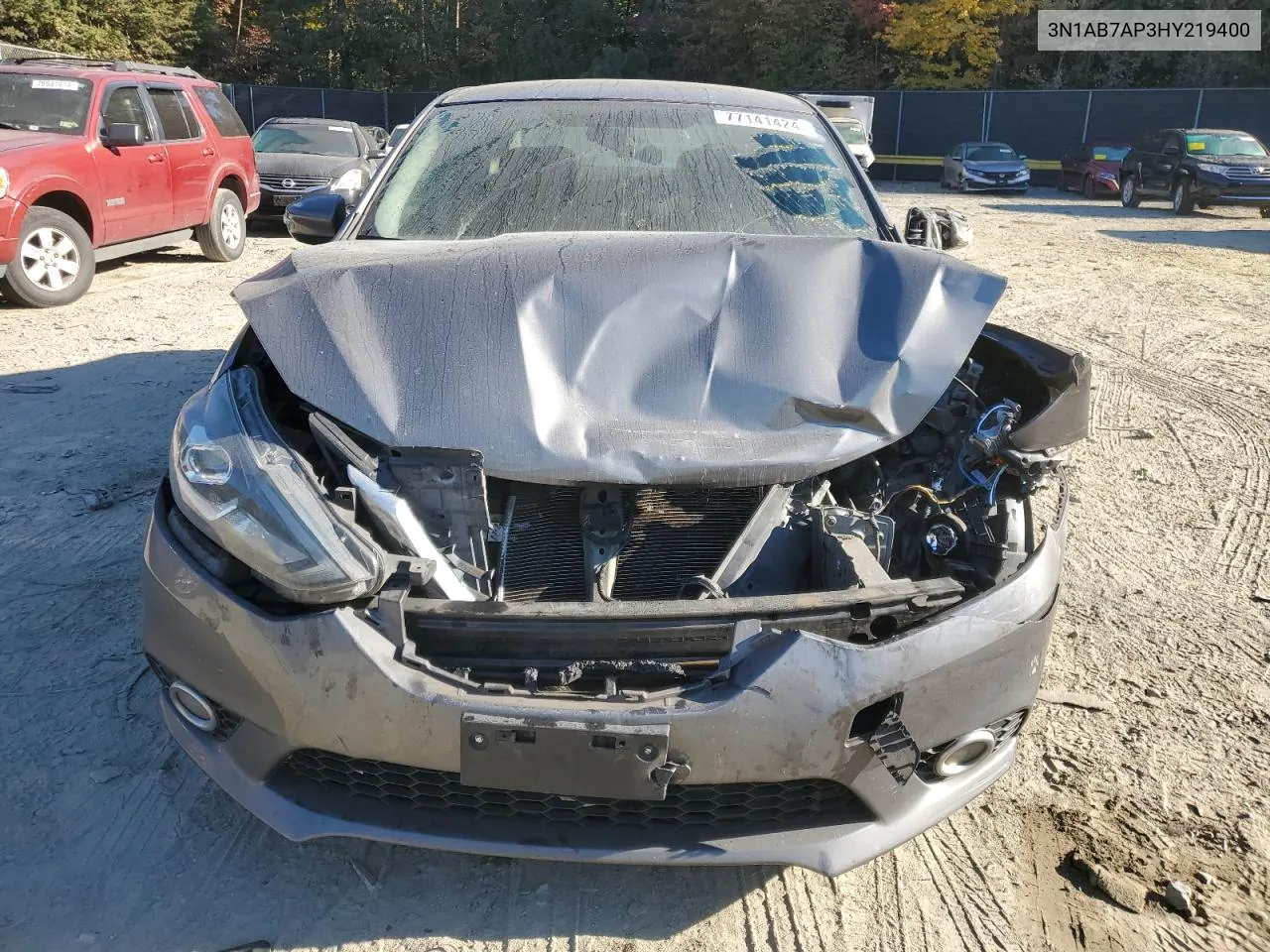 2017 Nissan Sentra S VIN: 3N1AB7AP3HY219400 Lot: 77141424