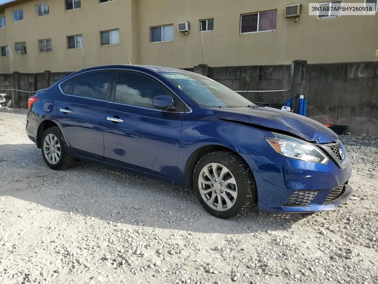 2017 Nissan Sentra S VIN: 3N1AB7AP5HY260918 Lot: 77148644