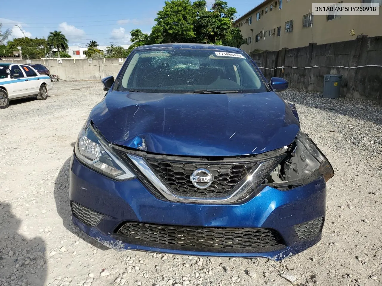 2017 Nissan Sentra S VIN: 3N1AB7AP5HY260918 Lot: 77148644