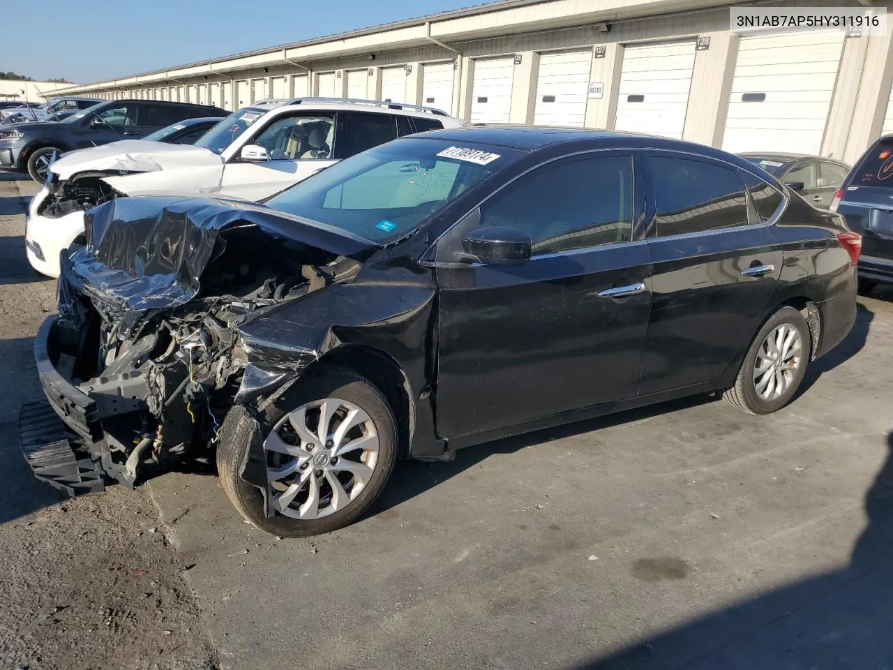 2017 Nissan Sentra S VIN: 3N1AB7AP5HY311916 Lot: 77189174