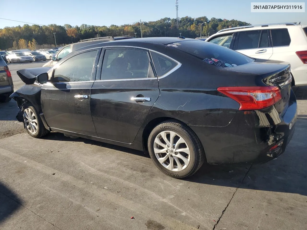 2017 Nissan Sentra S VIN: 3N1AB7AP5HY311916 Lot: 77189174