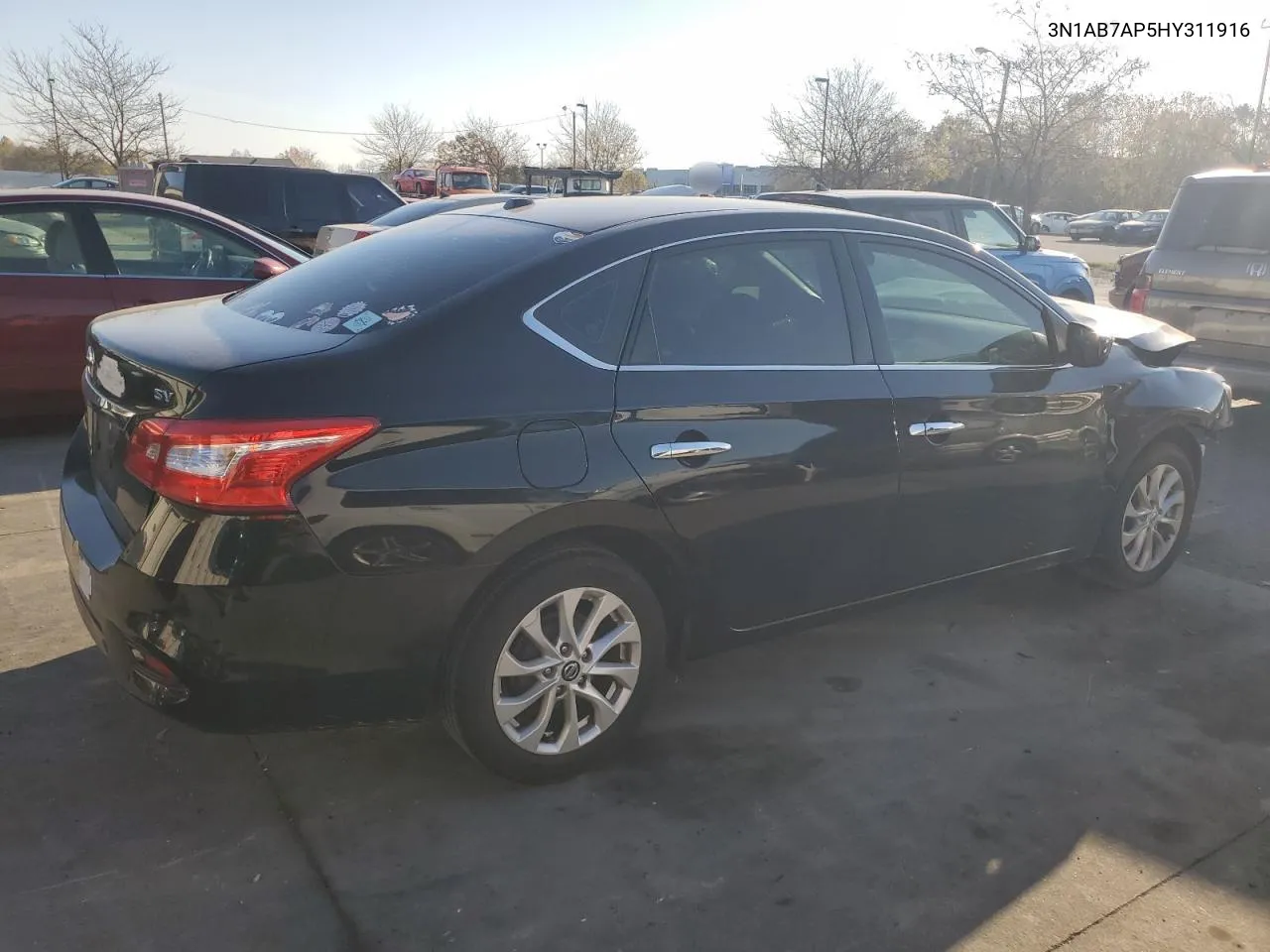 2017 Nissan Sentra S VIN: 3N1AB7AP5HY311916 Lot: 77189174